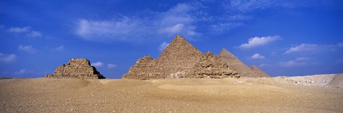 Framed Great Pyramids, Giza, Egypt Print