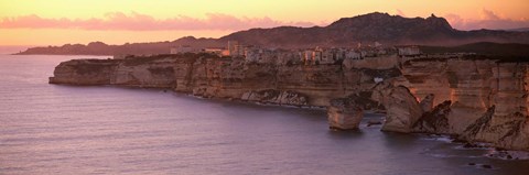 Framed Bonifacio Corsica France Print