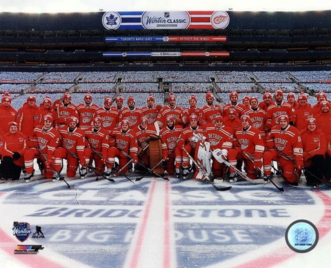 Detroit Red Wings Team Photo 2014 NHL Winter Classic Poster by Unknown at  FramedArt.com