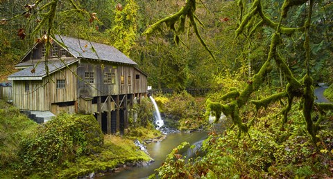 Framed Cedar Creek Grist Mill Print