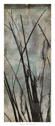 Framed Wild Grasses I Print