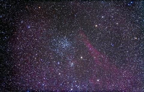 Framed Open cluster Messier 38 in the constellation Auriga Print