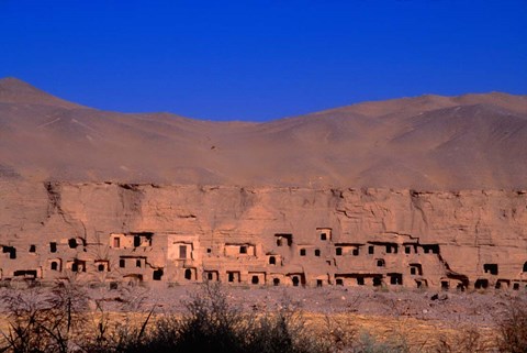 Framed Mogao Caves, Silk Road, China Print