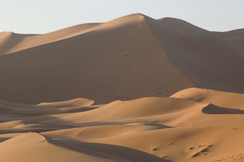 Framed MOROCCO, Tafilalt, MERZOUGA: Erg Chebbi Dunes Print