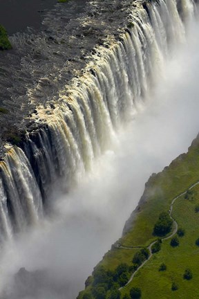 Framed Victoria Falls, Zimbabwe Print