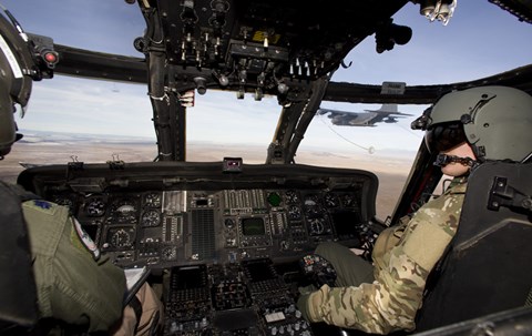 Framed Crew of an HH-60G Pave Hawk Print