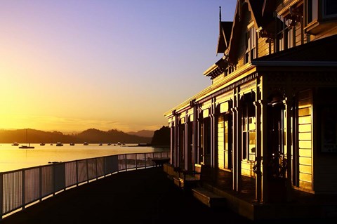 Framed New Zealand, Fullers Building, Paihia, Bay of Islands Print