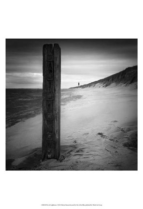 Framed Post &amp; Lighthouse Print