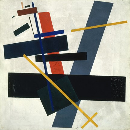 Framed Suprematism, 1915 Print