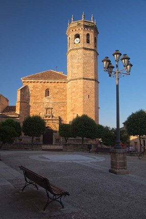 Framed Spain, Andalusia, Banos de la Encina San Mateo Church Print