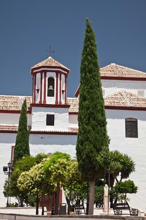 Framed Spain, Andalusia, Malaga Province, Ronda Church of Santa Cecilia Print