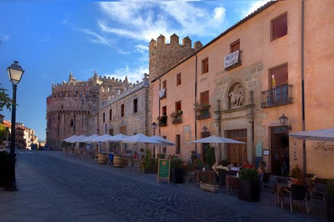 Framed Spain, Castilla y Leon Region Restaurants along the city of Avila Print