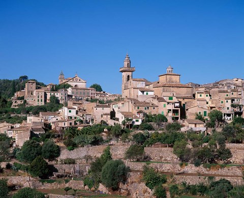 Framed Valldemosa, Majorca, Balearics, Spain Print