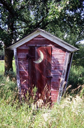 Framed Outhouse Print