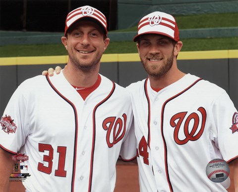 Max Scherzer & Bryce Harper 2015 MLB All-Star Game Poster by Unknown at