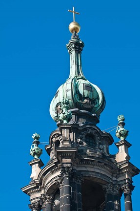 Framed Hofkirche (Church of the Court) Dresden, Germany Print