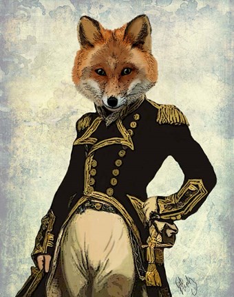 Framed Admiral Fox Full II Print