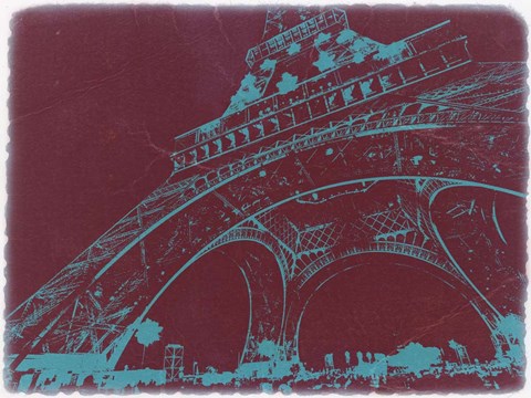 Framed Eiffel Tower Print