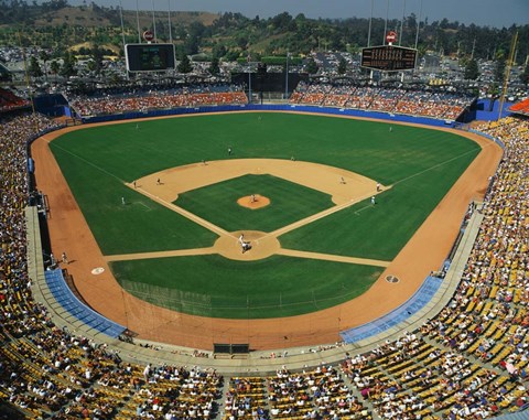 Framed Dodger Stadium Print