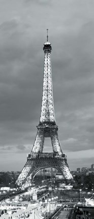 Framed Eiffel Tower and Christmas Market, Paris, France Print