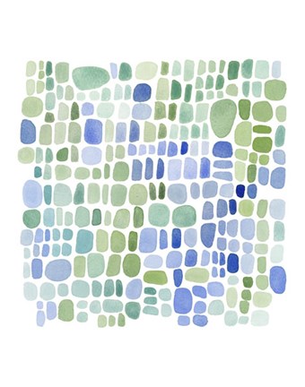 Framed Series Sea Glass No. II Print