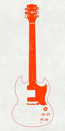 Framed Guitar Collectior III Print