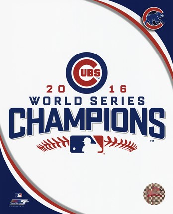 Chicago Cubs 2016 World Series Champions Art W Flag 8x10 to 48x36