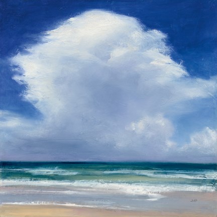 Framed Beach Clouds II Print