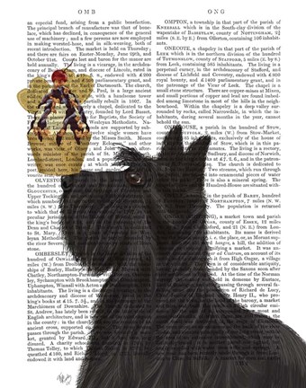 Framed Scottish Terrier Ice Cream Print