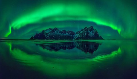 Framed Eye Of Stokksnes Print