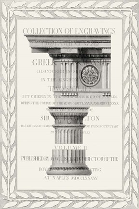 Framed Column Overlay I Print