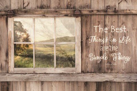 Framed Simple Things Print