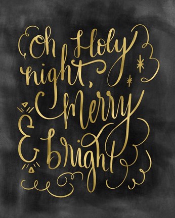 Framed Holy Night Print