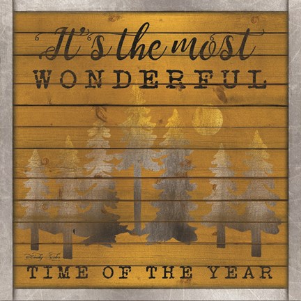 Framed It&#39;s the Most Wonderful Time of the Year Print