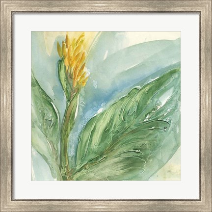 Framed Exotic Flower II Print