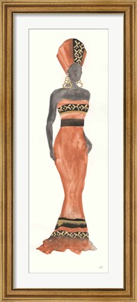 Framed Global Fashion I Print