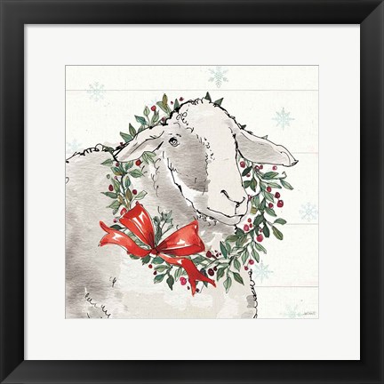 Framed Modern Farmhouse XIII Christmas Print