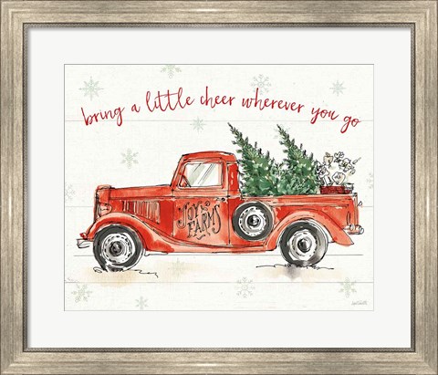 Framed Modern Farmhouse VIII Christmas Print