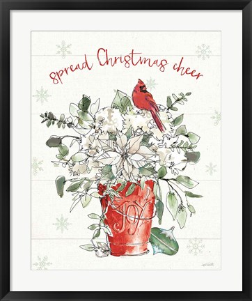 Framed Modern Farmhouse V Christmas Print