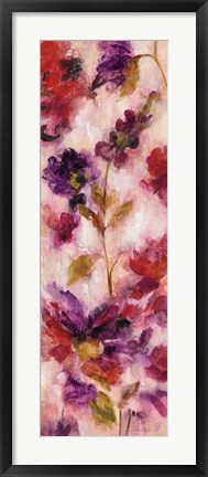 Framed Exuberant Florals III Print