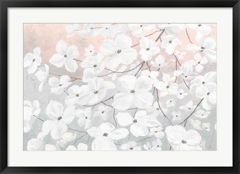 Framed Bringing in Blossoms Blush Print