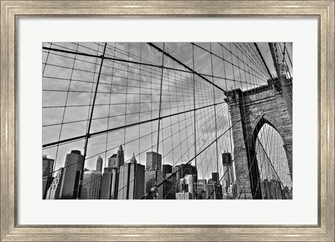 Framed Brooklyn Bridge Print