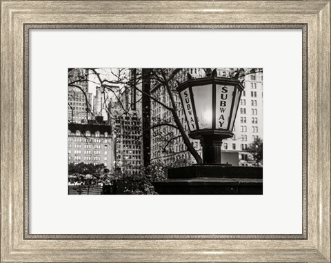 Framed Subway Corner Print