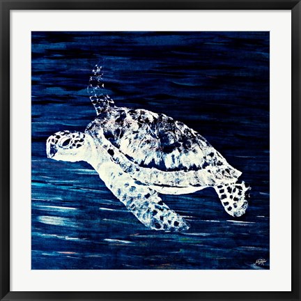 Framed Swim Along I Print