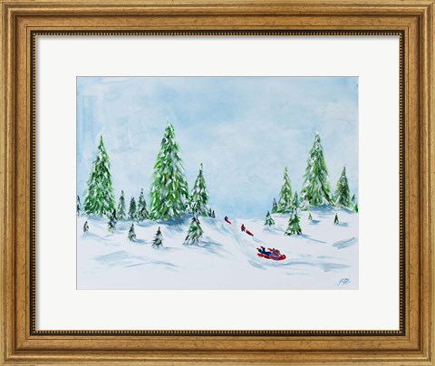 Framed Winter Fun II Print