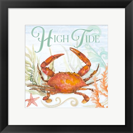 Framed High Tide Print