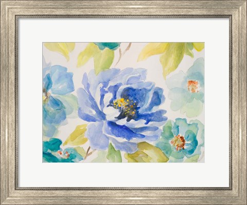 Framed Floral Delicate II Print