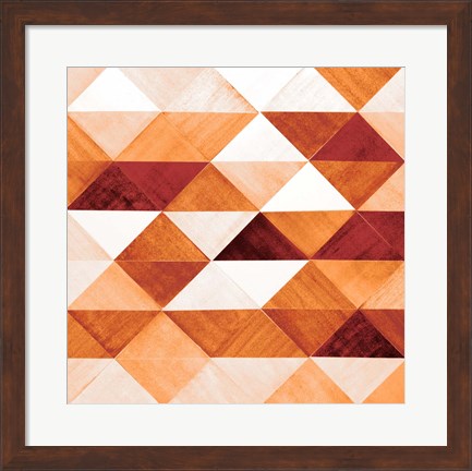 Framed Uptown Rust II Print