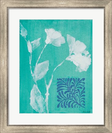 Framed Floral Whisper II Print