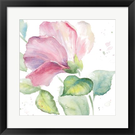 Framed Fragrant Hibiscus I Print